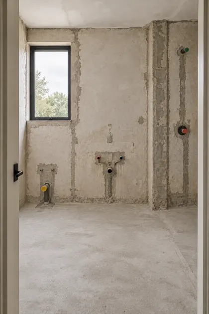 Söküm sonrası banyo